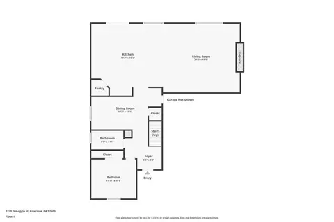 Floorplan - 7220 Dimaggio St, Riverside, CA 92503 photo 1 of 3