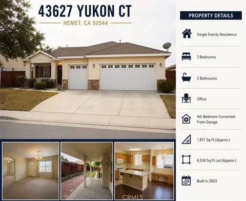 43627 Yukon Ct, Hemet, CA 92544