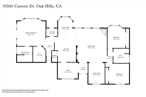 Floorplan - 10505 Canyon, Oak Hills, CA 92344 photo 1 of 1
