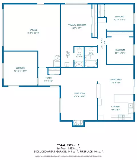 Floorplan - 27888 Rainbow Ln, Highland, CA 92346 photo 1 of 1