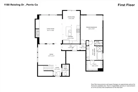 Floorplan - 1180 Reisling, Perris, CA 92571 photo 1 of 2