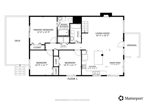 Floorplan - 371 Maple Dr, Lake Arrowhead, CA 92352 photo 1 of 2
