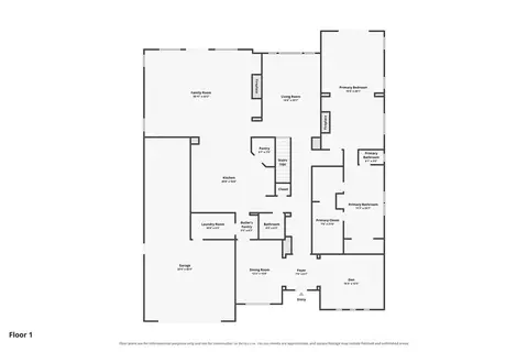 Floorplan - 16861 Ridge Clf, Riverside, CA 92503 photo 2 of 2