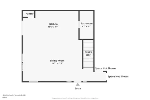 Floorplan - 40536 Birchfield, Temecula, CA 92591 photo 1 of 2