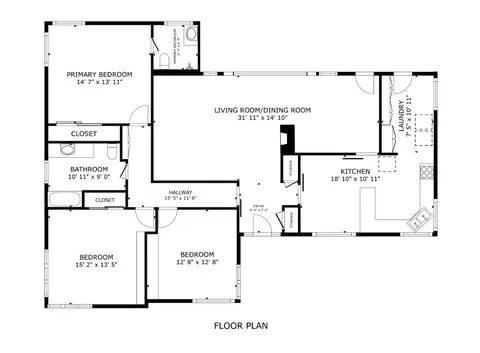 Floorplan - 11461 Flower St, Riverside, CA 92505 photo 1 of 2