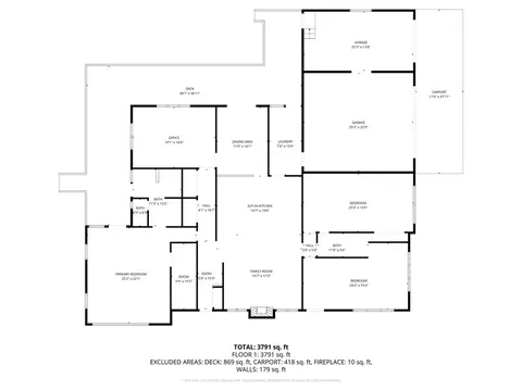 Floorplan - 6850 High Valley Rd, Cobb, CA 95426 photo 1 of 1