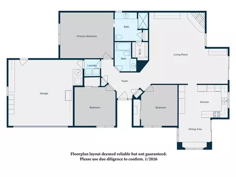 Floorplan - 3045 Silver Elm, Merced, CA 95340 photo 1 of 1
