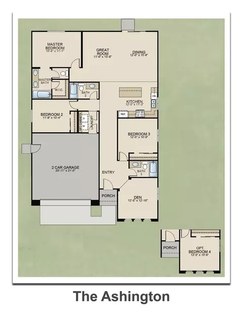 Floorplan - 4431 Andrea, Merced, CA 95348 photo 1 of 1