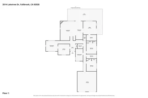 Floorplan - 3514 Laketree, Fallbrook, CA 92028 photo 1 of 4