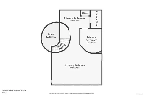 Floorplan - 13635 Pine Needles Dr, Del Mar, CA 92014 photo 3 of 3