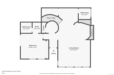 Floorplan - 13635 Pine Needles Dr, Del Mar, CA 92014 photo 1 of 3