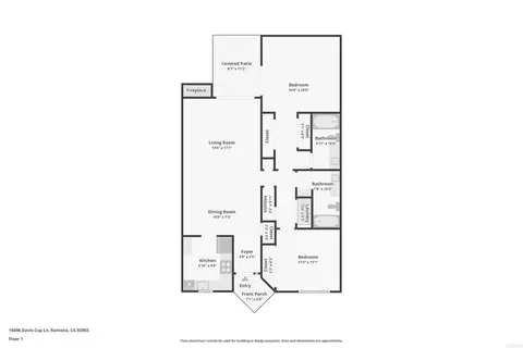 Floorplan - 15696 Davis Cup Ln, Ramona, CA 92065 photo 1 of 1