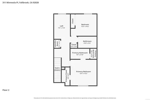 Floorplan - 311 Minneola Pl, Fallbrook, CA 92028 photo 3 of 3