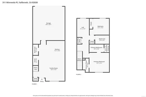 Floorplan - 311 Minneola Pl, Fallbrook, CA 92028 photo 1 of 3