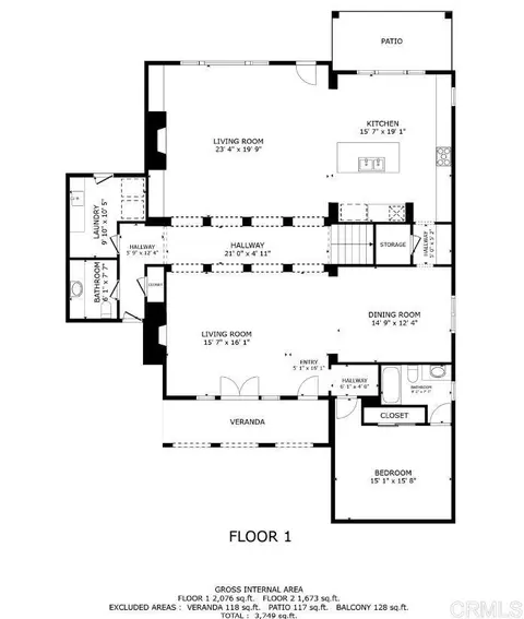 Floorplan - 7671 Circulo Sequoia, Carlsbad, CA 92009 photo 1 of 2