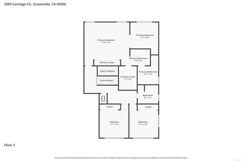 Floorplan - 2309 Carriage Cir, Oceanside, CA 92056 photo 3 of 3