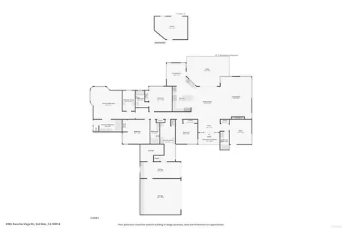 Floorplan - 4955 Rancho Viejo Dr, Del Mar, CA 92014 photo 1 of 1