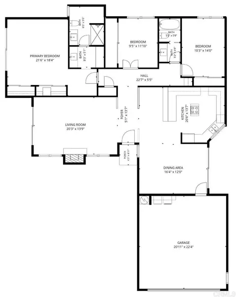 Floorplan - 1729 Gascony Rd, Encinitas, CA 92024 photo 1 of 1