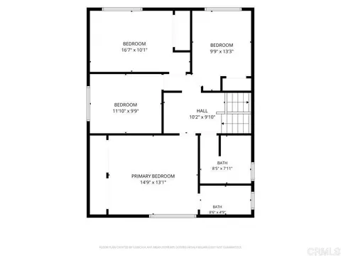 Floorplan - 667 Crescent Ln, Vista, CA 92084 photo 3 of 4
