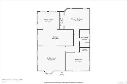 Floorplan - 697 Ocean View Ave, Encinitas, CA 92024 photo 1 of 1