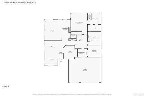 Floorplan - 2152 Drew Rd, Escondido, CA 92027 photo 1 of 1