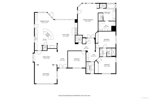 Floorplan - 3737 Cedar Vale Way, Fallbrook, CA 92028 photo 1 of 2