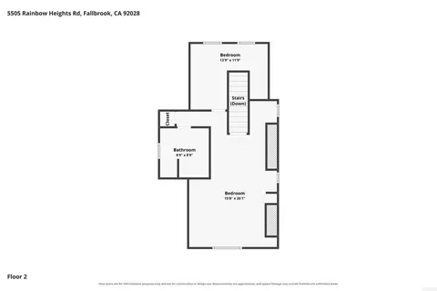 Floorplan - 5505 Rainbow Heights Rd, Fallbrook, CA 92028 photo 2 of 5