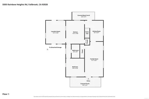 Floorplan - 5505 Rainbow Heights Rd, Fallbrook, CA 92028 photo 1 of 5