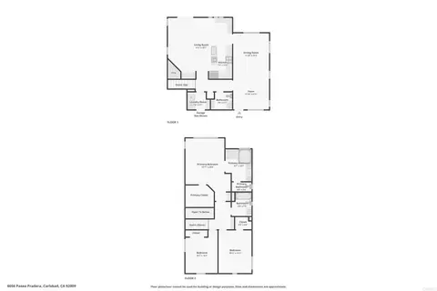 Floorplan - 6056 Paseo Pradera, Carlsbad, CA 92009 photo 3 of 3