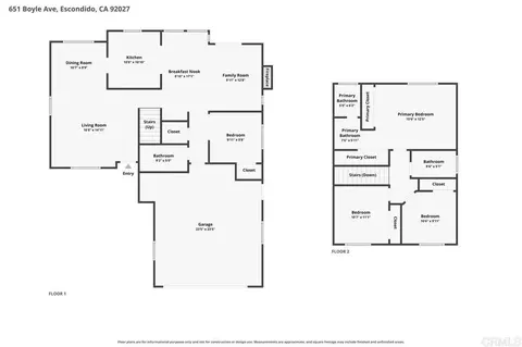 Floorplan - 651 Boyle Ave, Escondido, CA 92027 photo 1 of 1