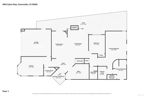 Floorplan - 4962 Pylos Way, Oceanside, CA 92056 photo 1 of 3