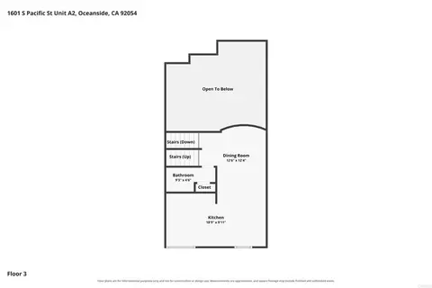 Floorplan - 1601 S Pacific St #A2, Oceanside, CA 92054 photo 3 of 6