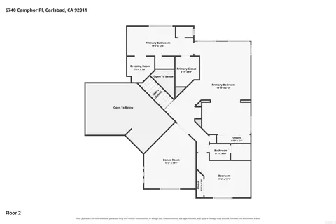 Floorplan - 6740 Camphor Pl, Carlsbad, CA 92011 photo 3 of 3