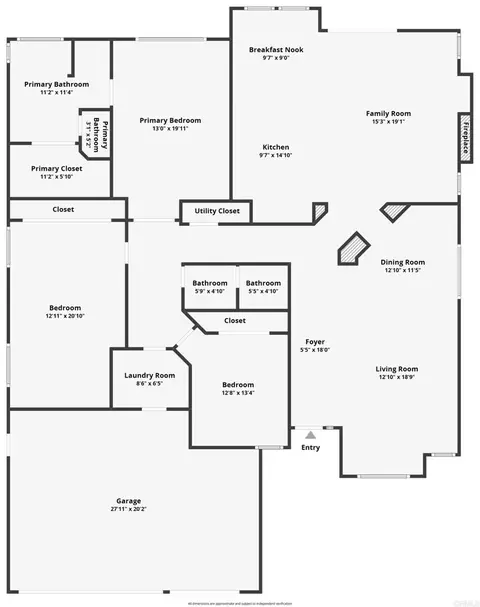 Floorplan - 4964 Skyhawk Way, Oceanside, CA 92056 photo 1 of 1