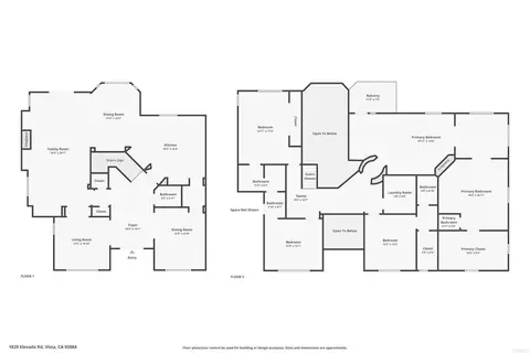 Floorplan - 1829 Elevado Rd, Vista, CA 92084 photo 1 of 1