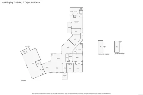 Floorplan - 886 Singing Trails Dr, El Cajon, CA 92019 photo 1 of 4