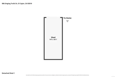 Floorplan - 886 Singing Trails Dr, El Cajon, CA 92019 photo 3 of 4