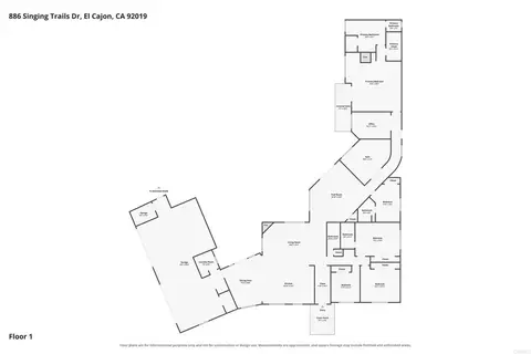 Floorplan - 886 Singing Trails Dr, El Cajon, CA 92019 photo 2 of 4