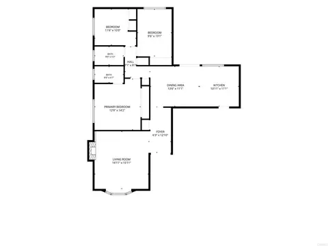 Floorplan - 1608 Danny Way, El Cajon, CA 92021 photo 1 of 2