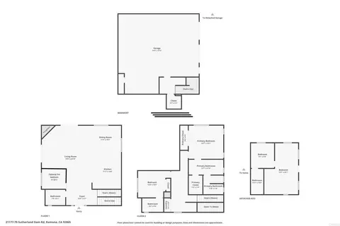 Floorplan - 21179 Sutherland Dam Rd, Ramona, CA 92065 photo 1 of 1