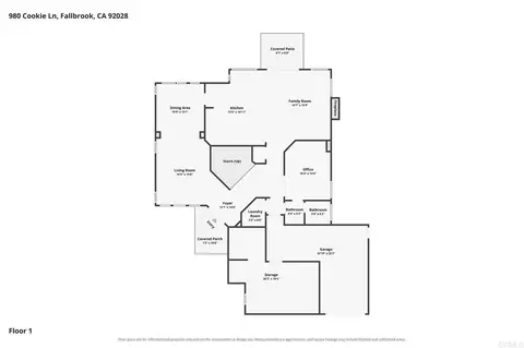 Floorplan - 980 Cookie Ln, Fallbrook, CA 92028 photo 2 of 3