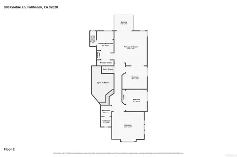 Floorplan - 980 Cookie Ln, Fallbrook, CA 92028 photo 3 of 3