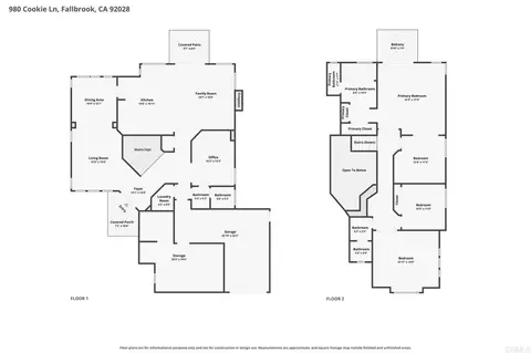 Floorplan - 980 Cookie Ln, Fallbrook, CA 92028 photo 1 of 3
