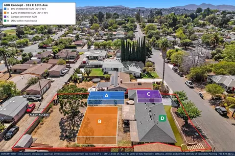 View/Area - 351 E 10th Ave, Escondido, CA 92025 photo 2 of 4