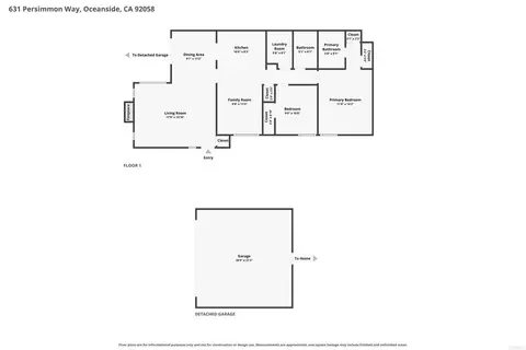 Floorplan - 631 Persimmon Way, Oceanside, CA 92058 photo 1 of 2