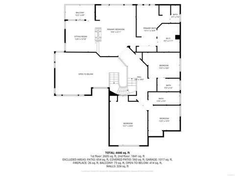 Floorplan - 16883 Saint Andrews Dr, Poway, CA 92064 photo 2 of 3