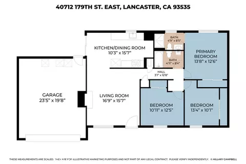 Floorplan - 40712 179th E, Lancaster, CA 93535 photo 1 of 1