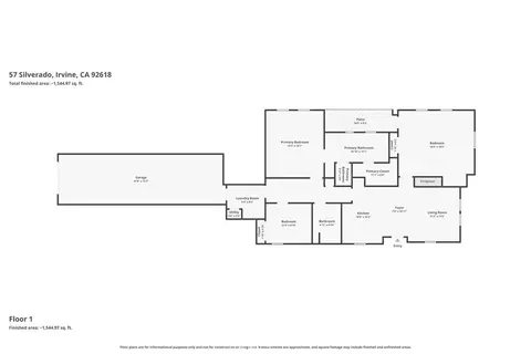 Floorplan - 57 Silverado, Irvine, CA 92618 photo 1 of 1