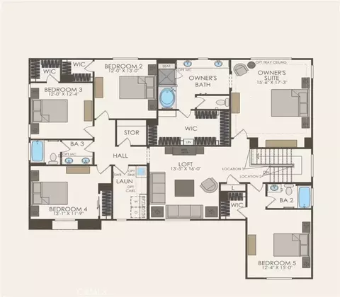 Floorplan - 12789 Mendocino Rdg, Riverside, CA 92503 photo 2 of 2