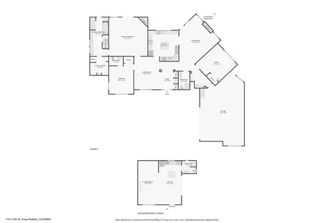 Floorplan - 110 11th, Paso Robles, CA 93446 photo 1 of 2